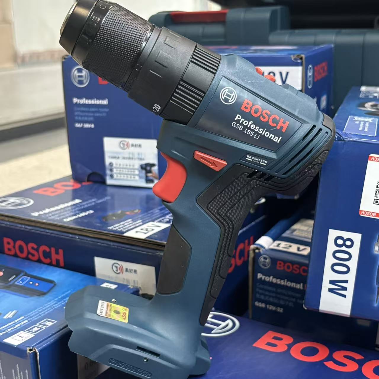 Bosch Drill Gsb 18V - BOSCH GSB 185-LI สว่านกระแทกไร้สายแบบไร้แปรงถ่าน 18V ไขควงไฟฟ้า