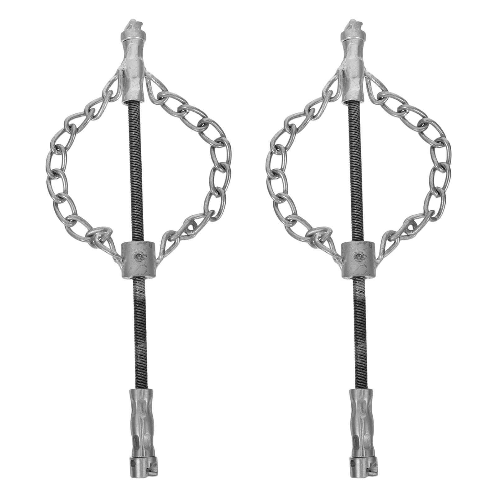Drain Snake Flexible - 2 ชิ้น สายทำความสะอาดท่อระบายน้ำแบบยืดหยุ่น สายดันแบบงูสำหรับงานหนัก อุปกรณ์กำจัดสิ่งอุดตันในท่อระบายน้ำ ท่อ