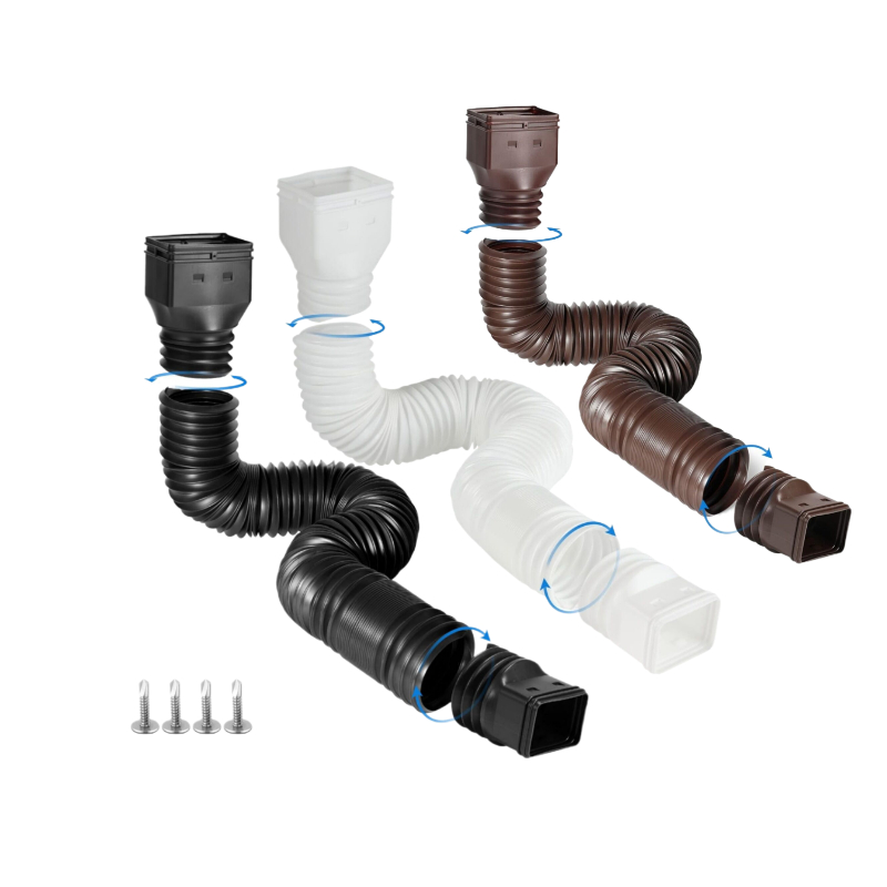 ท่อระบายน้ำฝนแบบยืดหดได้ ปรับค - Flexible Hose Braided บทวิจารณ์และราคา