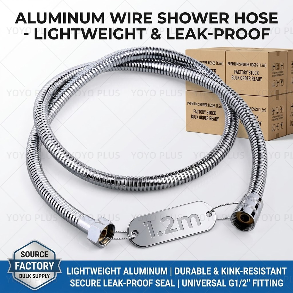 สายฉีดน้ำอลูมิเนียมถักขนาด 1.2 - Flexible Hose Braided บทวิจารณ์และราคา